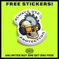 Load image into Gallery viewer, Protection  -  Hard Hat Decal
