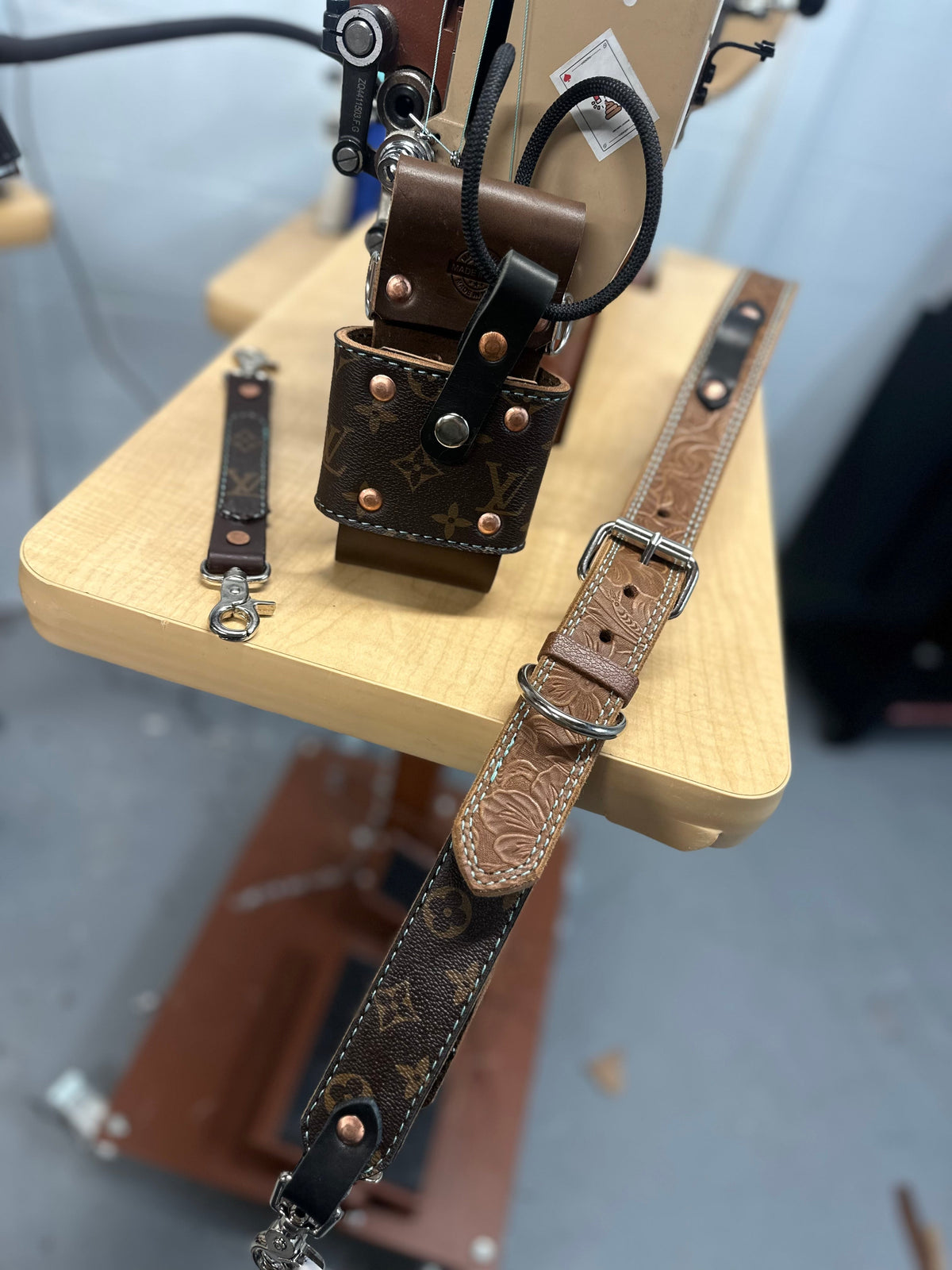 Designer Monogram x Tooled Radio strap set