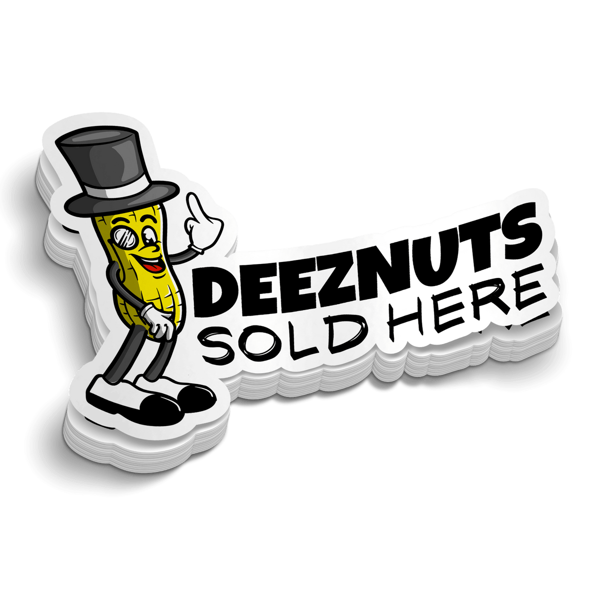 DeezNuts Sold Here - Hard Hat Decal