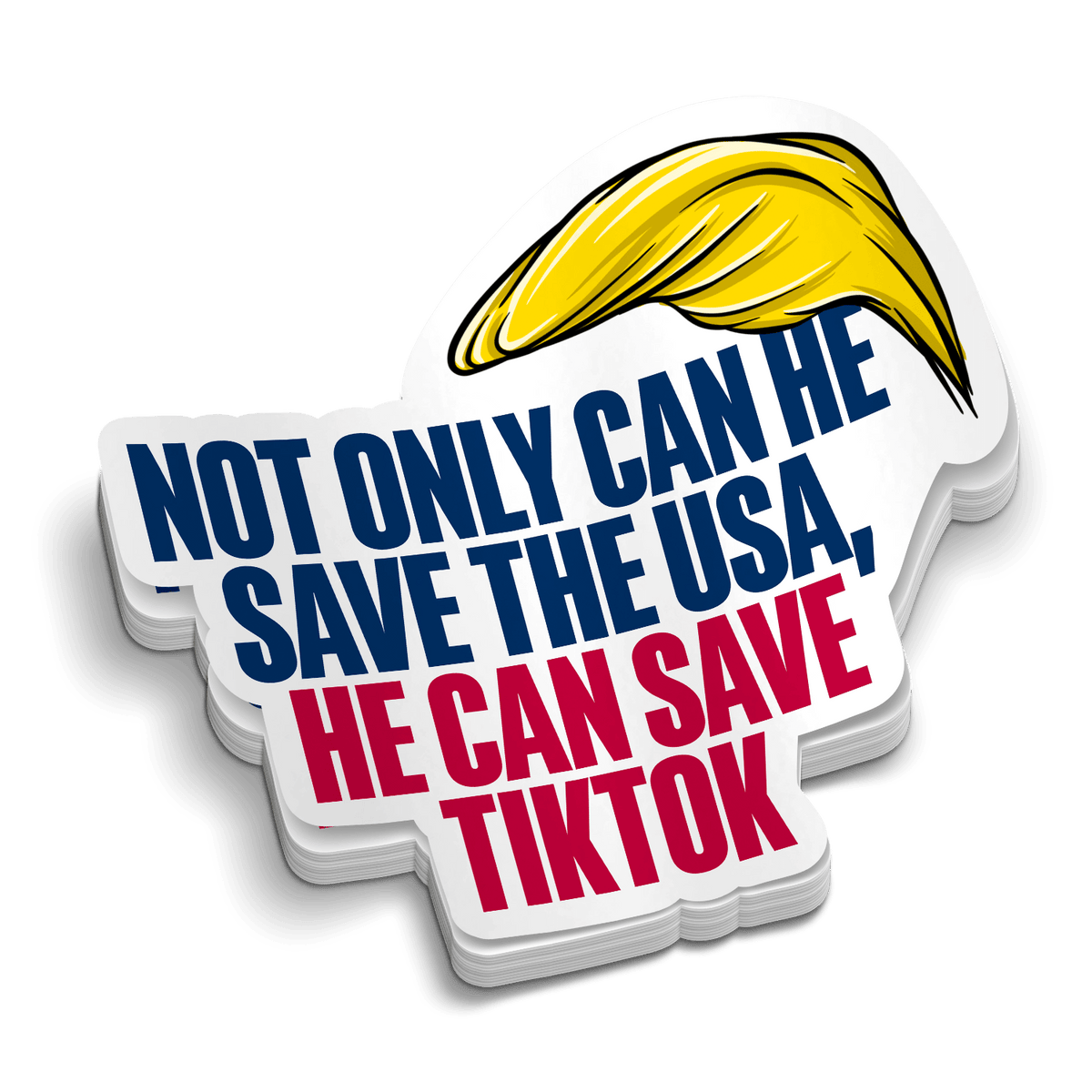 Making TikTok Great - Hard Hat Decal