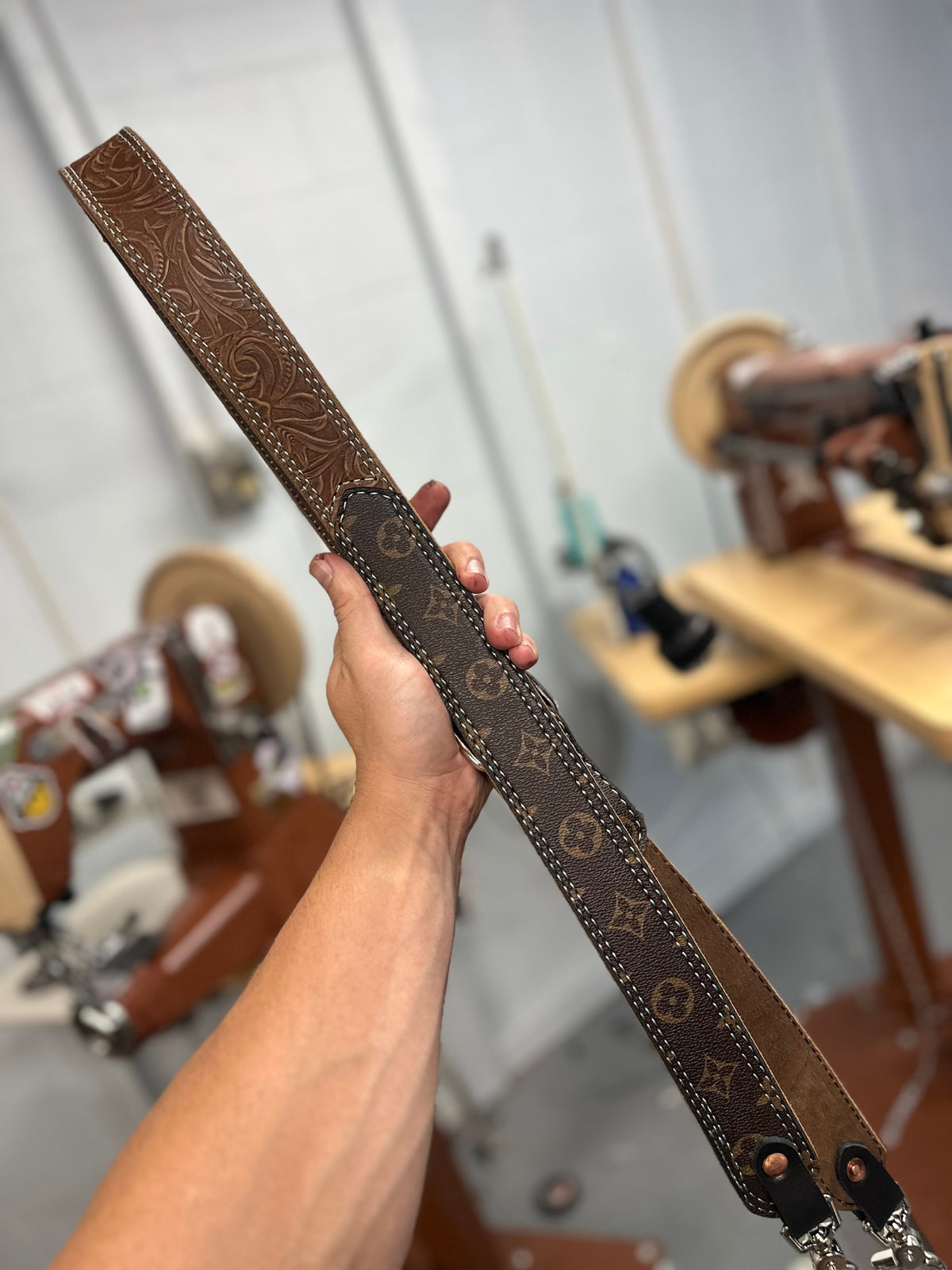 Designer Monogram x Tooled Radio strap set