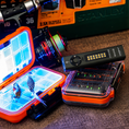 Load image into Gallery viewer, POWERTAC QUAD 2000 Lumen Flashlight | 4-in-1 Flat Design | USB-C Rechargeable | Green Laser + UV + Warm Side Light | Brightest Multi-Beam Tactical Light
