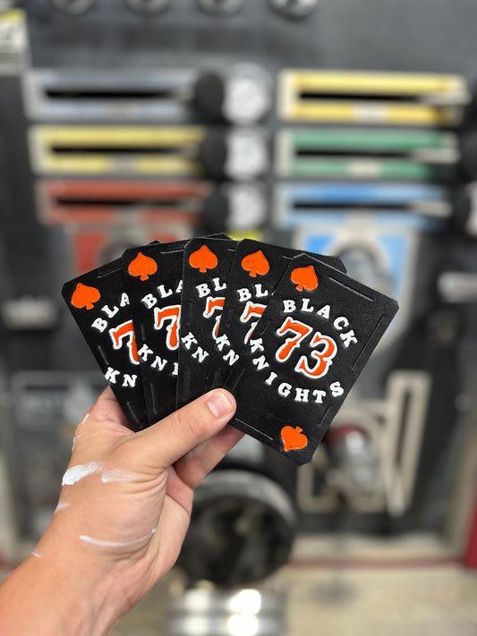 Custom - Leather Helmet Card