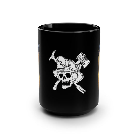 Burnt peanut Black Mug, 15oz