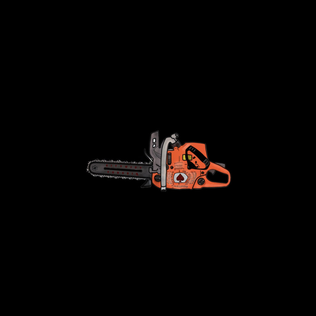 Sawman’s Favorite Chainsaw | Laminated Vinyl Sticker