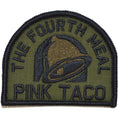 Load image into Gallery viewer, Pink Taco - The Fourth Meal - 3 inch Arch Patch
