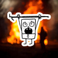 Load image into Gallery viewer, Firefighter Doodle Bob With a NY Hook Sticker
