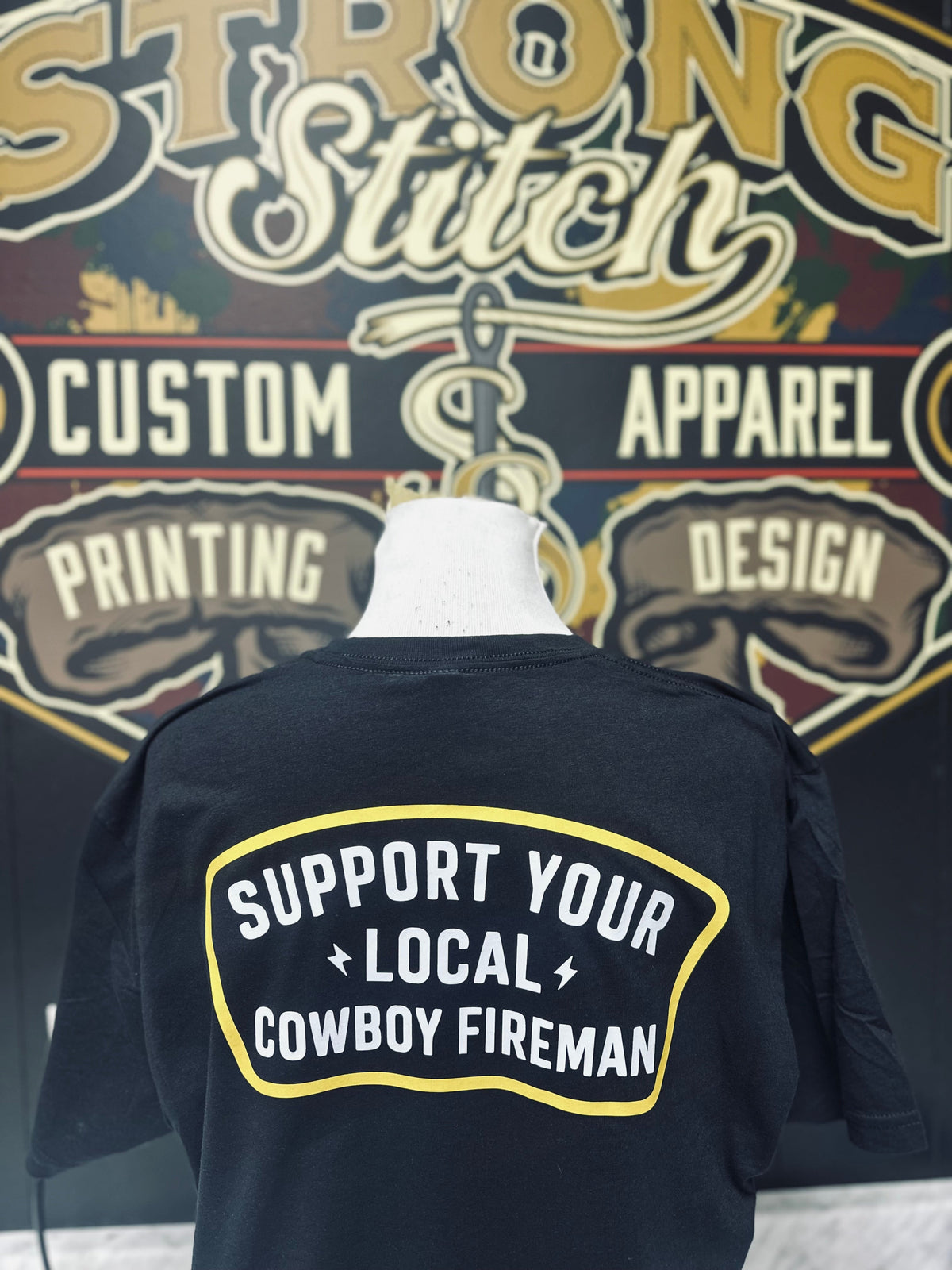 Support Your Local Cowboy Fireman