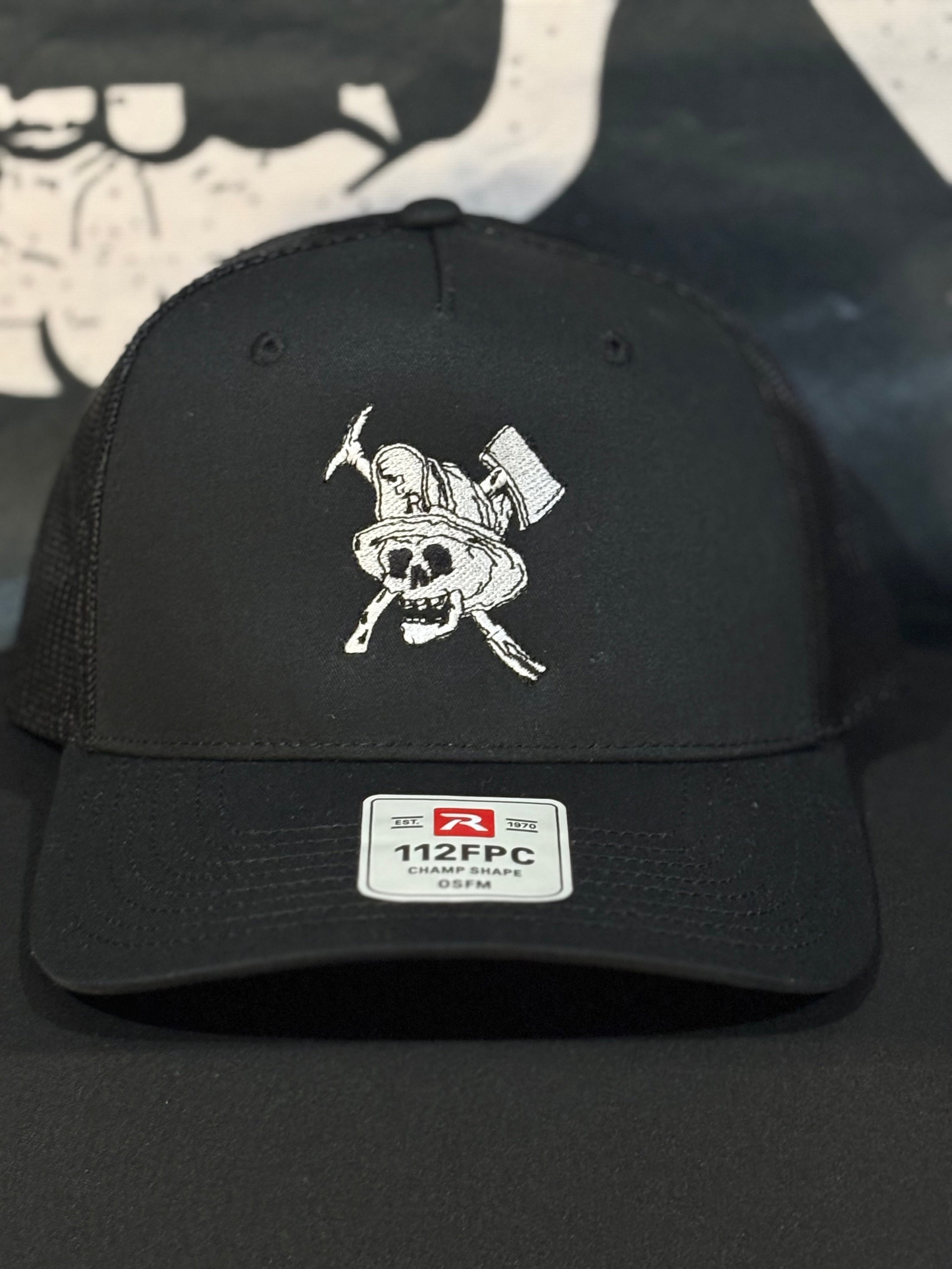 All black and white skull 112