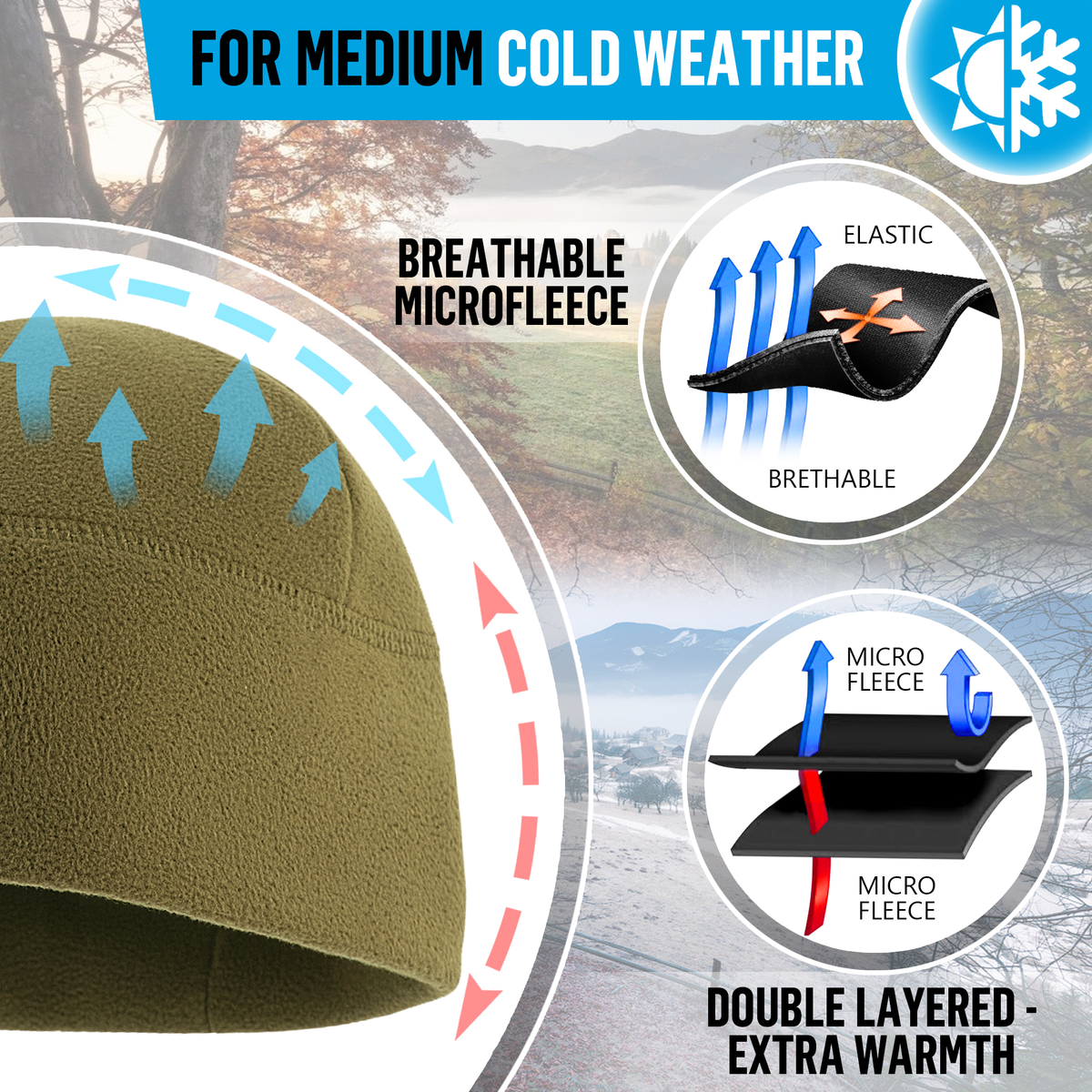 M-Tac Fleece Watch Cap (320 g/m2)