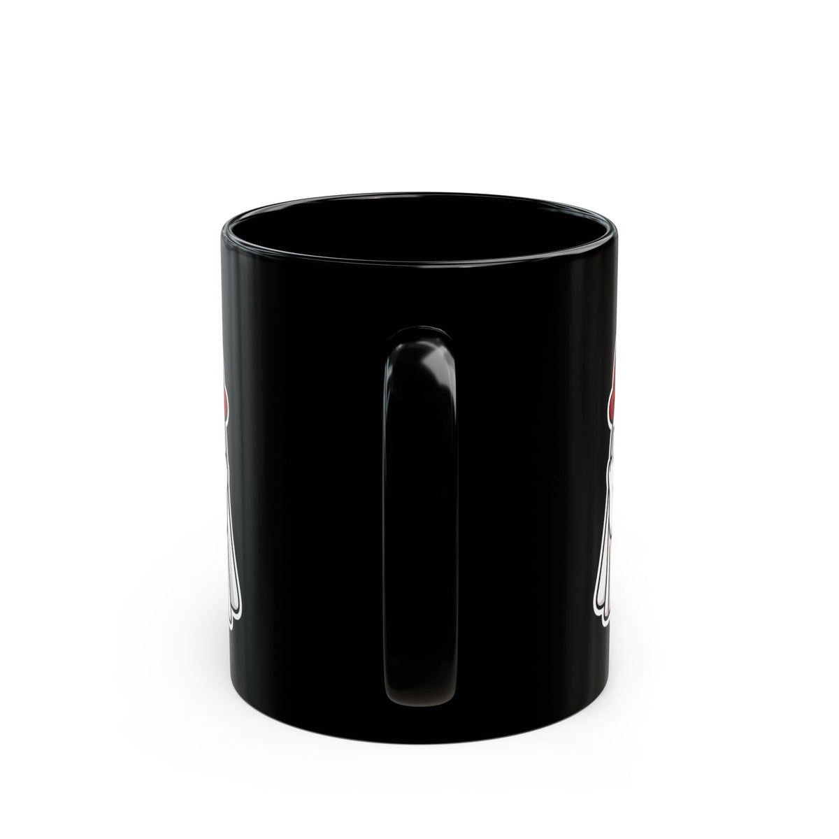 Your friendly ghost Black Mug (11oz, 15oz)
