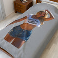 Load image into Gallery viewer, Support your local firehouse Velveteen Plush Blanket
