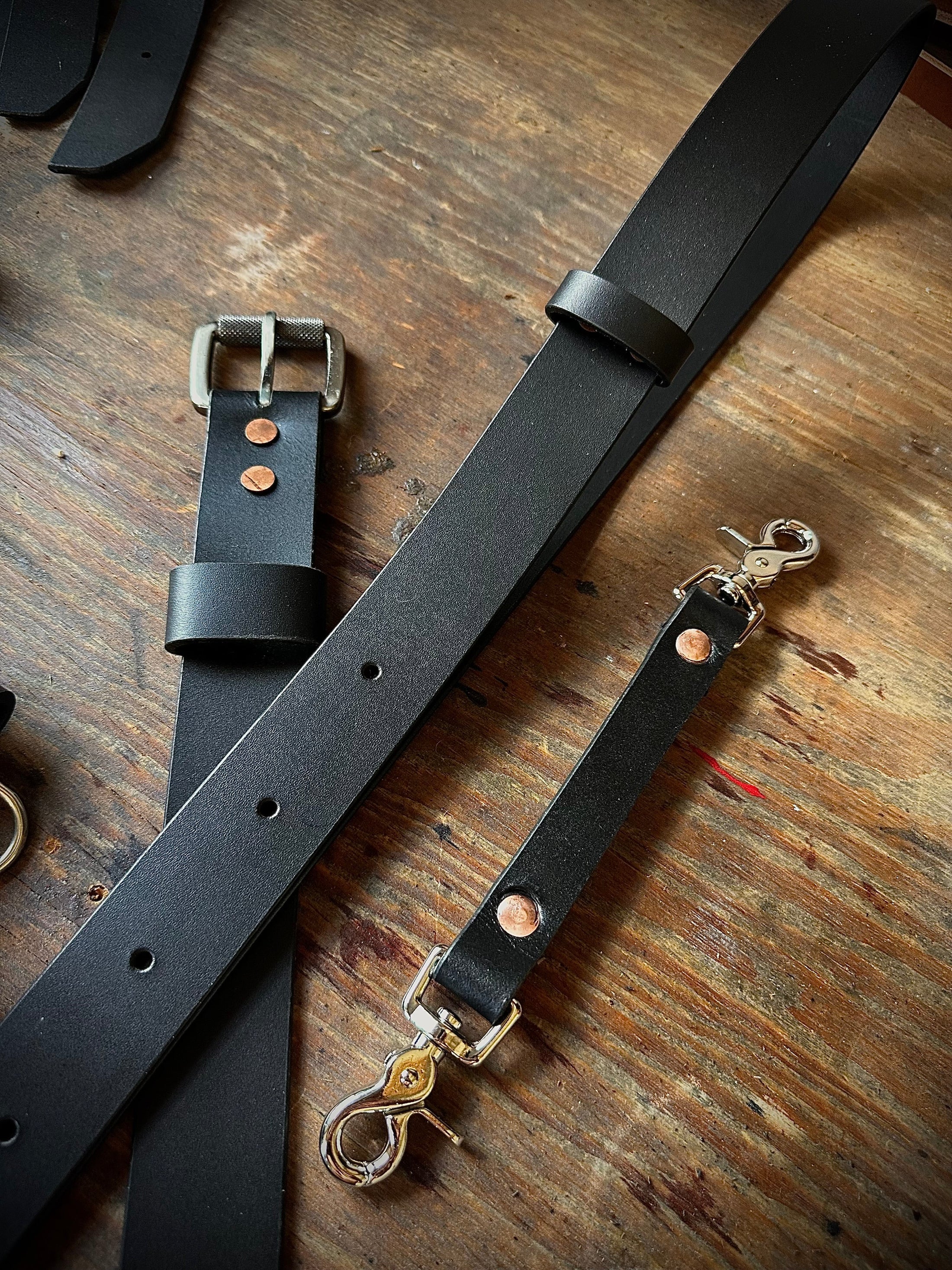 “SEMI PRO” CUSTOM LEATHER RADIO STRAP