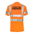 Load image into Gallery viewer, Four Languages - Reflective Safety T-Shirt
