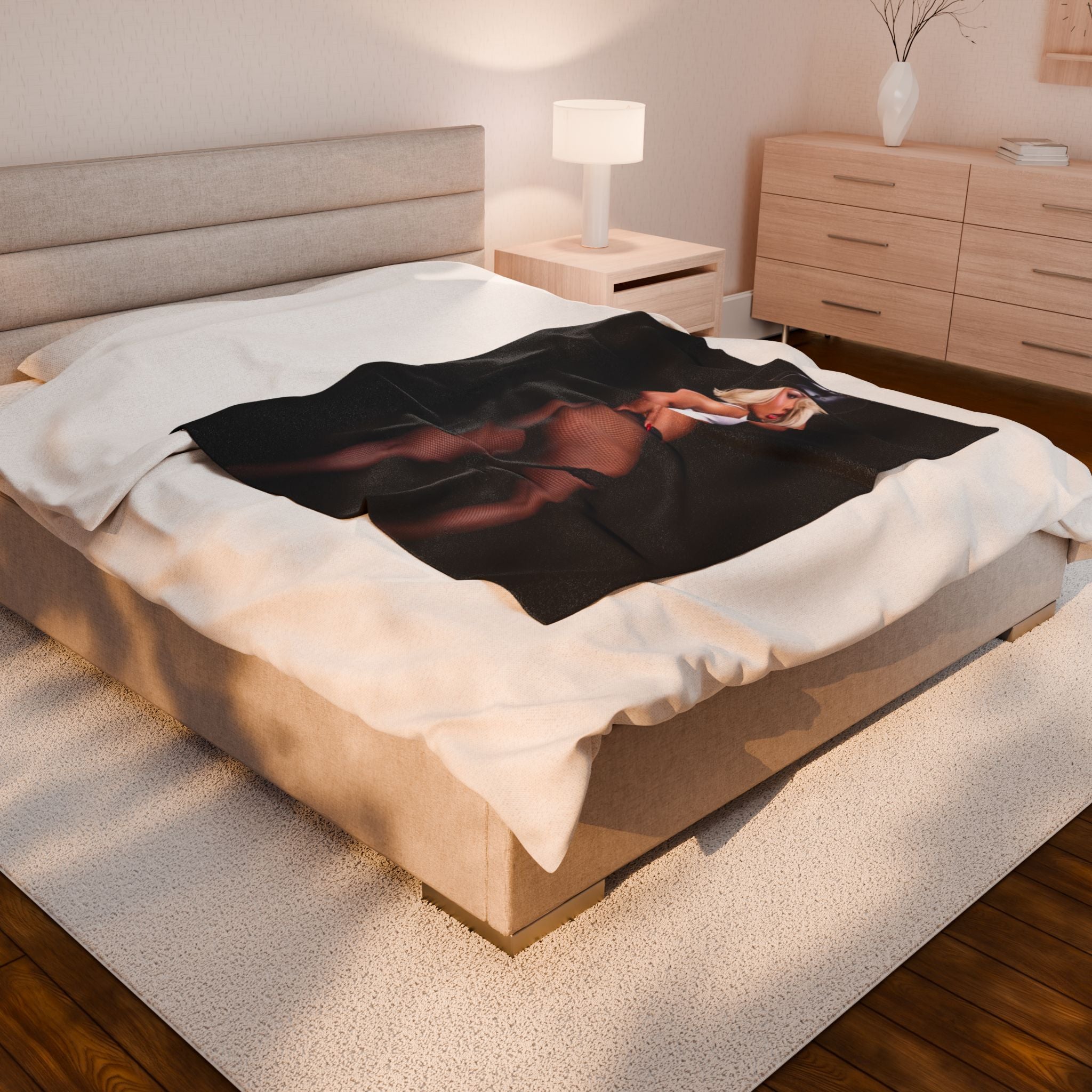 Megan Thee Velveteen Plush Blanket