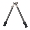 Load image into Gallery viewer, Linkogear Titanium Carbon Fiber Bipod 5.3oz Ultralight Adjustable 4.9"-12.8"
