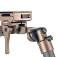 Load image into Gallery viewer, Linkogear HB-C05M Carbon Fiber Bipod Arca Swiss & Picatinny 7–10.1" - Brown

