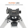 Load image into Gallery viewer, Linkogear HT-324C Carbon Fiber Tripod – Picatinny/Arca, 64" Max, 66lb Capacity - Black
