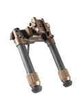 Load image into Gallery viewer, Linkogear HB-C03 Carbon Fiber Bipod Picatinny & ARCA Monoball Fix 26mm - Brown
