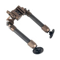 Load image into Gallery viewer, Linkogear HB-C05M Carbon Fiber Bipod Arca Swiss & Picatinny 7–10.1" - Brown
