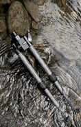 Load image into Gallery viewer, Linkogear HB-C02M Bipod – Brown, Carbon Fiber, Quick-Detach, 7-10” Adjust
