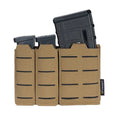 Load image into Gallery viewer, IDOGEAR Tactical Triple Mag Pouch MOLLE, Fits 5.56 & 9mm Magazines, Multi-Color
