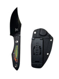 Load image into Gallery viewer, Sharp Blade YF06D Fixed Blade Hunting Knife 9Cr18MoV G10 8” Black/Stonewashed
