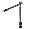 Load image into Gallery viewer, Linkogear Titanium Carbon Fiber Bipod 5.3oz Ultralight Adjustable 4.9"-12.8"
