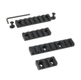 Load image into Gallery viewer, LINKOGEAR MLOK-Style Picatinny Rail 3-7 Slot 6061-T6 Aluminum + Hardware Tool
