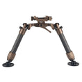 Load image into Gallery viewer, Linkogear HB-C05M Carbon Fiber Bipod Arca Swiss & Picatinny 7–10.1" - Brown
