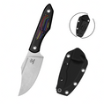 Load image into Gallery viewer, Sharp Blade YF06D Fixed Blade Hunting Knife 9Cr18MoV G10 8” Black/Stonewashed
