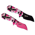 Load image into Gallery viewer, MUCITUP Mini Ceros Pink Camo Folding Knife 9Cr18MoV G10 EDC Black/Pink
