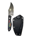 Load image into Gallery viewer, Sharp Blade YF06D Fixed Blade Hunting Knife 9Cr18MoV G10 8” Black/Stonewashed
