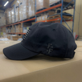 Load image into Gallery viewer, Murdered Out Black Ripstop Full Fabric American Flag Range Hat
