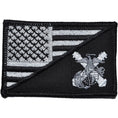 Load image into Gallery viewer, USMC Artillery USA Flag - 2.25x3.5 Patch
