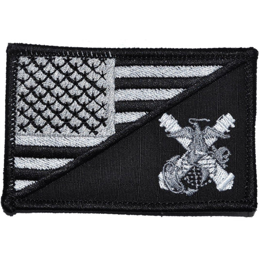 USMC Artillery USA Flag - 2.25x3.5 Patch