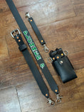 Load image into Gallery viewer, “SEMI PRO” CUSTOM LEATHER RADIO STRAP
