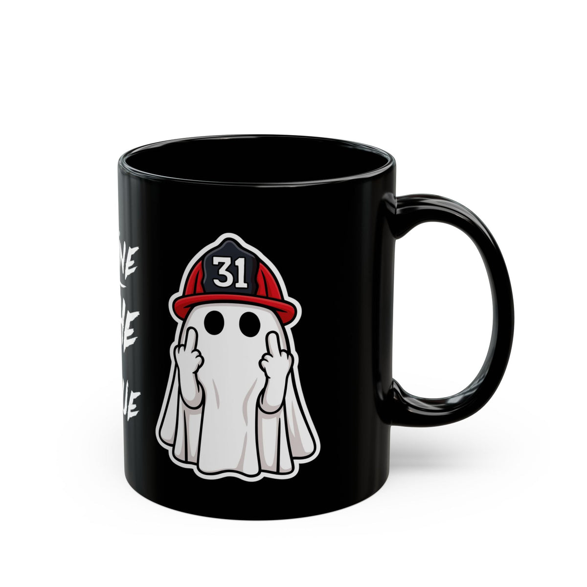 Your friendly ghost Black Mug (11oz, 15oz)
