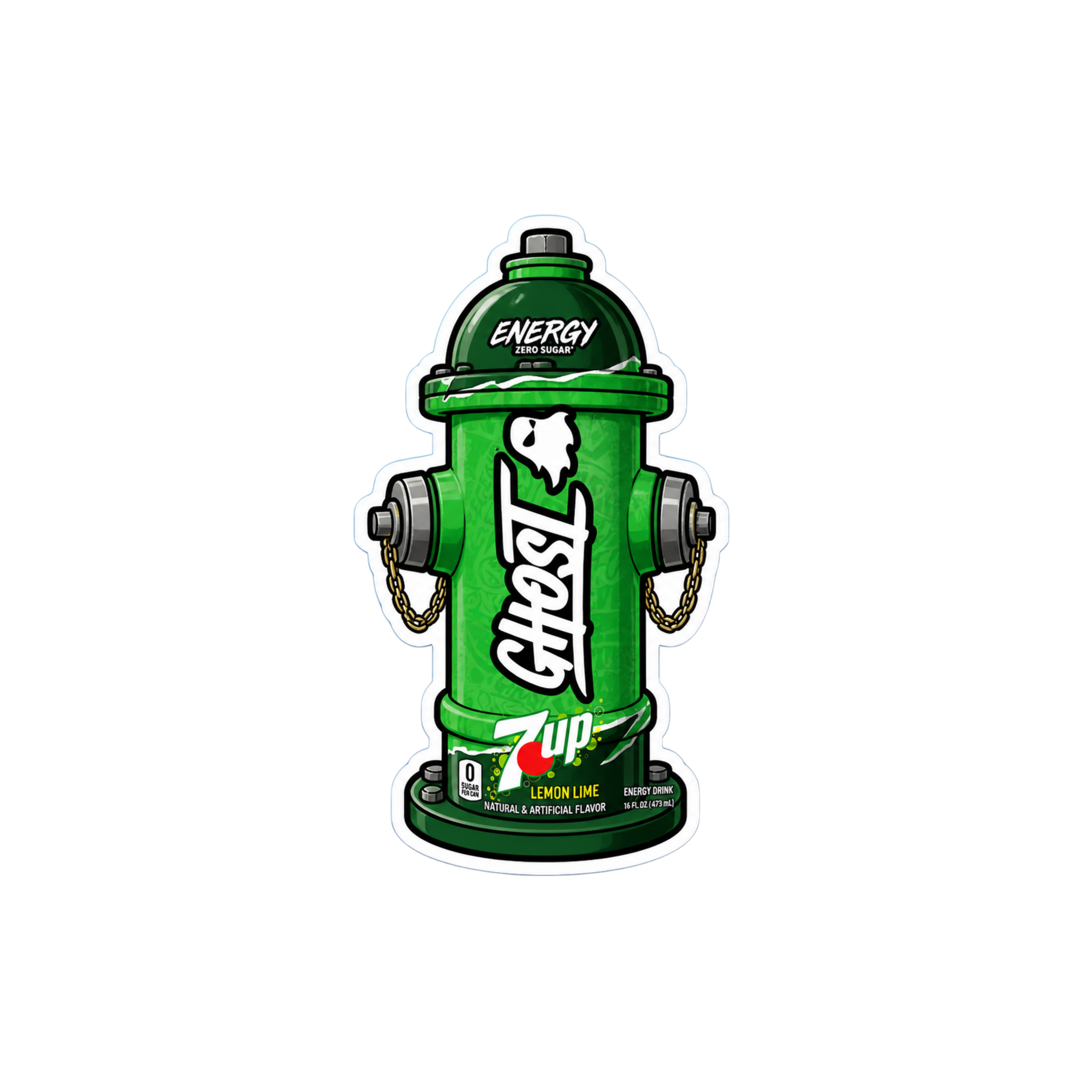 7up Ghost hydrant