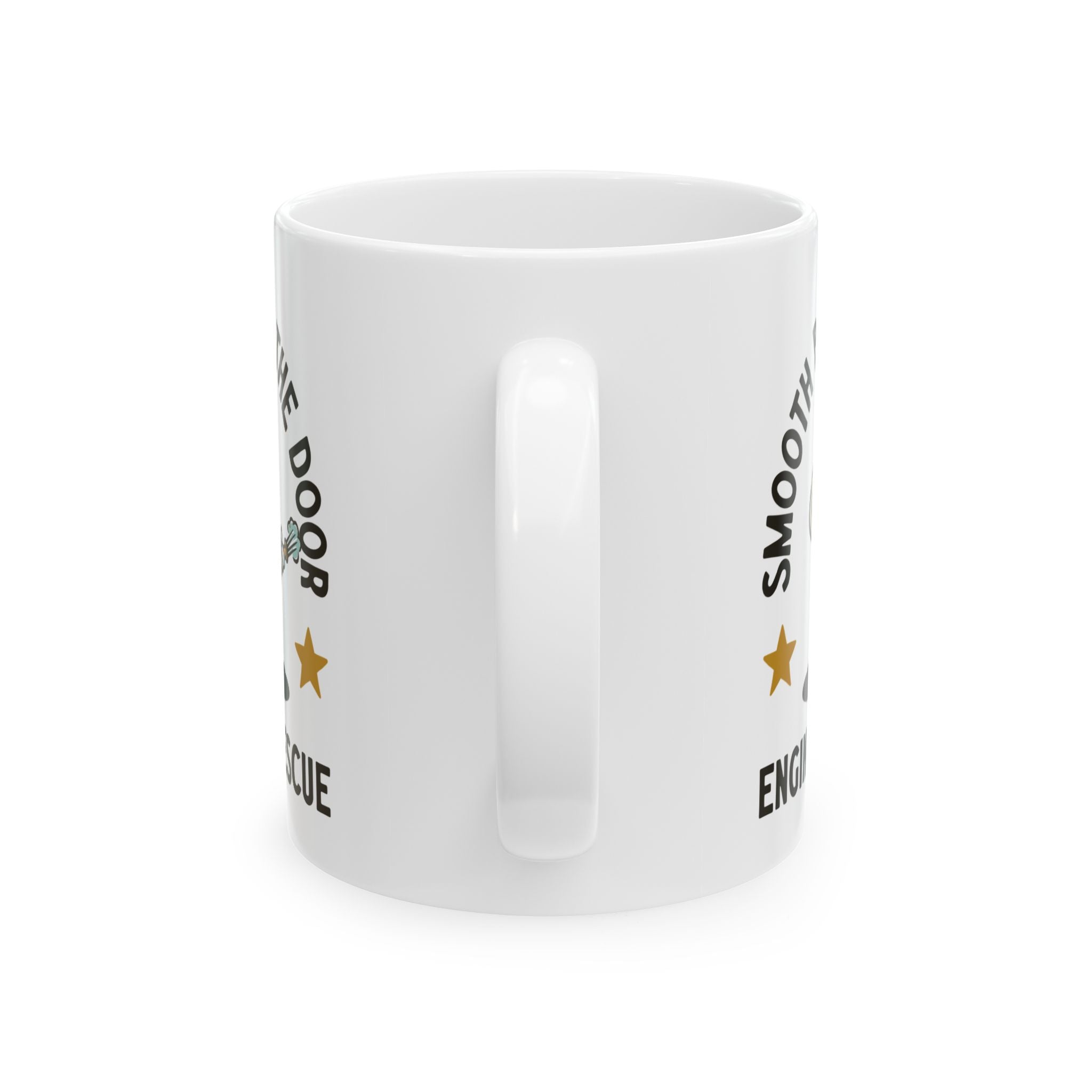 Smooth Bore To The Door Ceramic Mug, (11oz, 15oz)