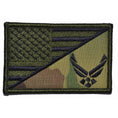 Load image into Gallery viewer, U.S. Air Force Emblem USA Flag - 2.25x3.5 Patch
