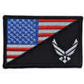 Load image into Gallery viewer, U.S. Air Force Emblem USA Flag - 2.25x3.5 Patch
