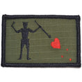 Load image into Gallery viewer, Edward Teach Blackbeard Pirate Flag  - 2x3 Patch

