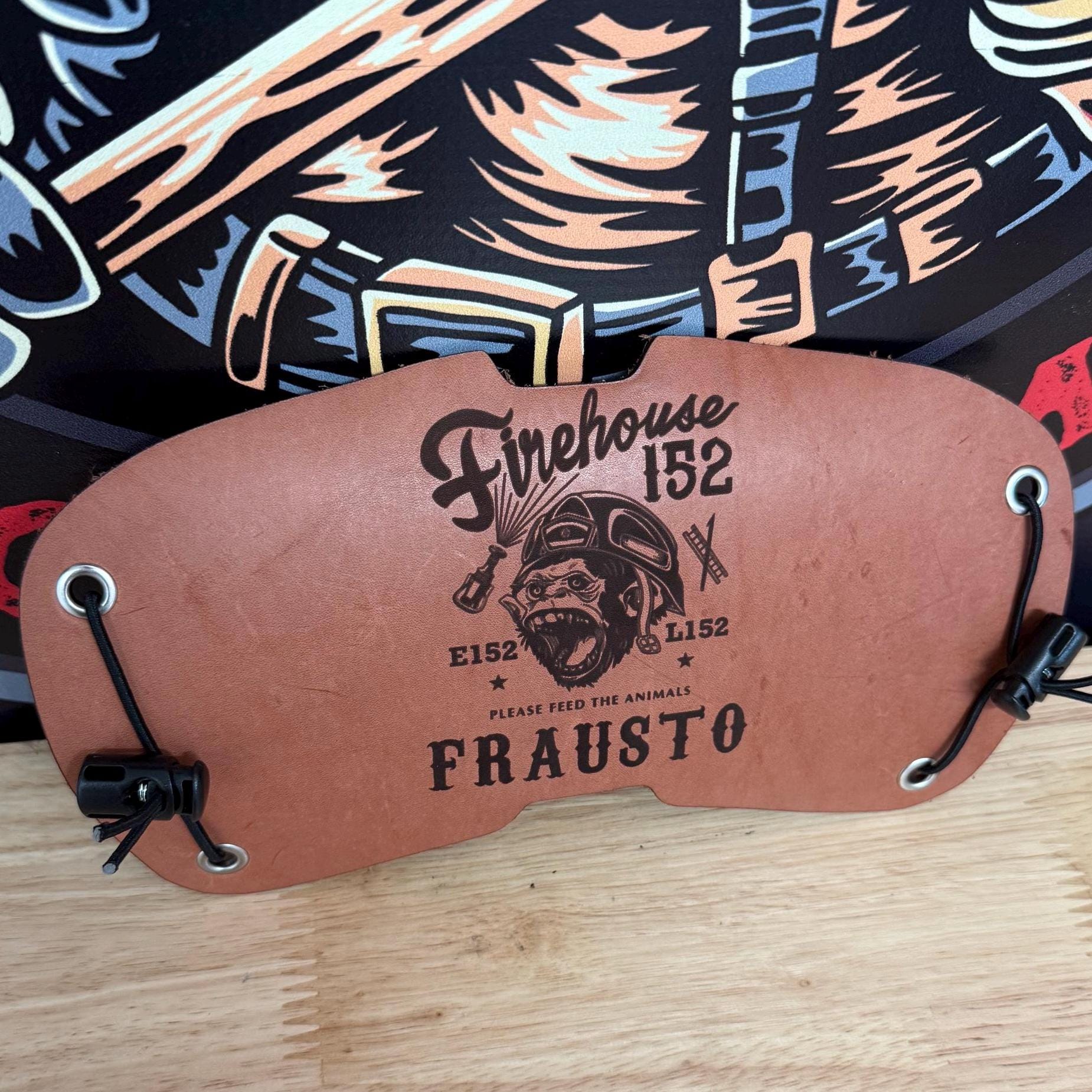 Firefighter SCBA MSA G1 Leather Mask Cover Protector