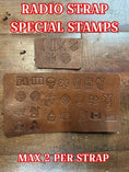 Load image into Gallery viewer, “SEMI PRO” CUSTOM LEATHER RADIO STRAP
