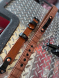 Load image into Gallery viewer, The Dust Gator | Genuine American Alligator Leather Radio Strap
