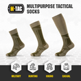 Load image into Gallery viewer, M-Tac Military Mid Calf Socks (Set of 2)
