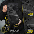 Load image into Gallery viewer, M-Tac Sling Pistol Bag Hex with Loop Panel
