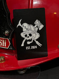 Load image into Gallery viewer, Metal Helmet card
