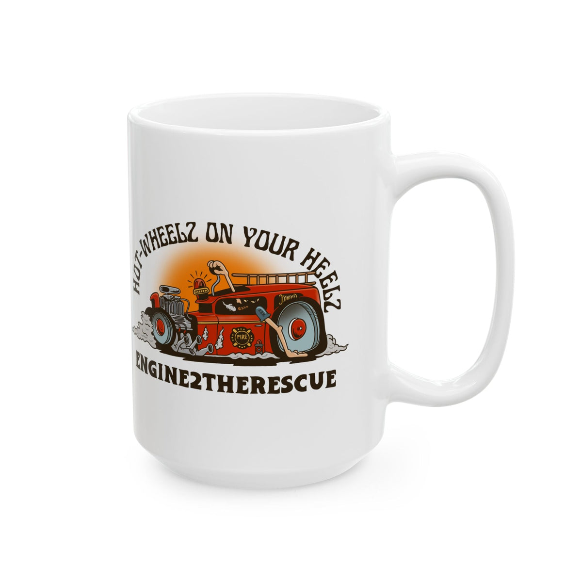 on your Heelz Ceramic Mug, (11oz, 15oz)